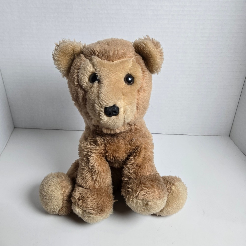 Vintage 1976 Dakin Baby Brown Nutshells Teddy Bear Plush Stuffed Animal